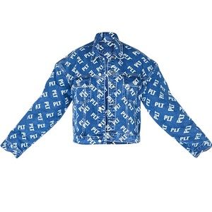 Pretty Little Thing Emblem Jean Jacket